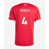 Liverpool Virgil van Dijk #4 Hemmatröja 2025-26 Korta ärmar Liverpool Virgil van Dijk #4 Hemmatröja 2025-26 Korta ärmar